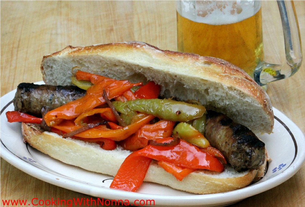 Sausage and Peppers Hero